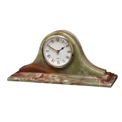 Saturn Clock, Onyx Marble Mantle