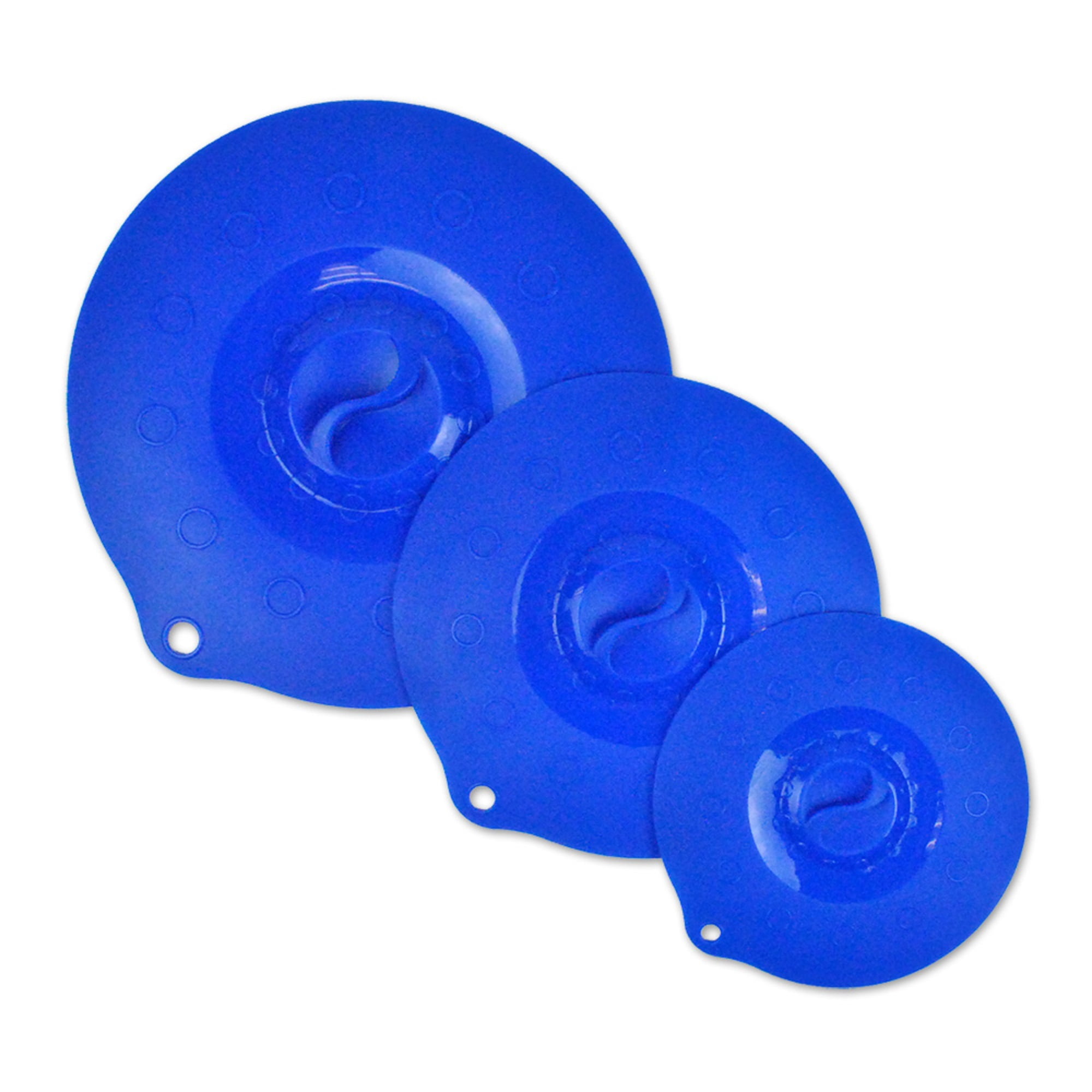 Picture of Design Imports SILICONE LIDS Blue Set of 3
