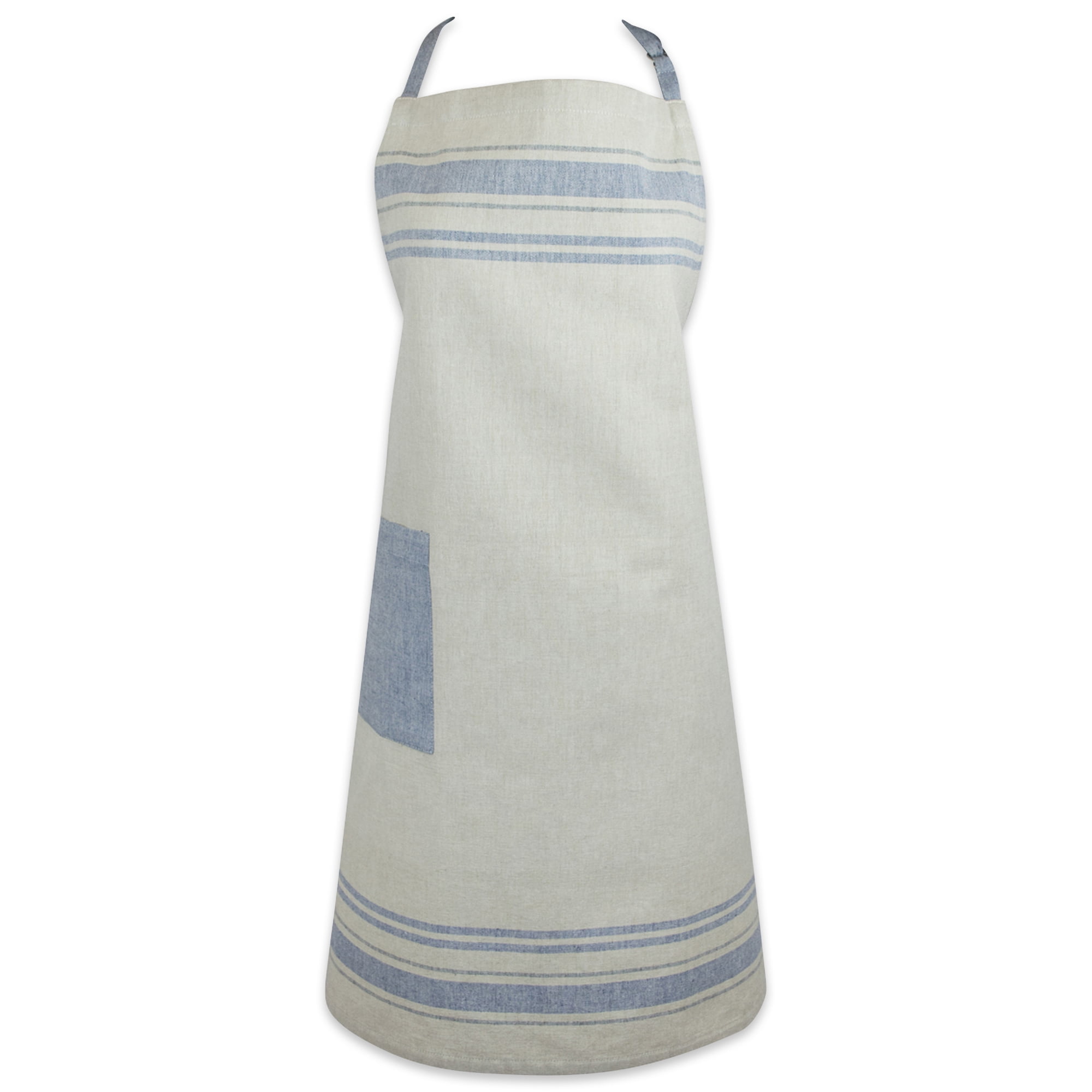 Picture of Design Imports Nautical Blue French Stripe Apron