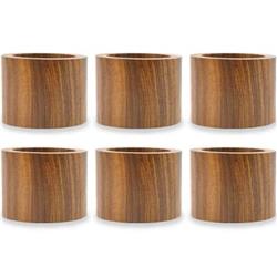 Picture of Design Imports Wood Band Napkin Ring Set of 6