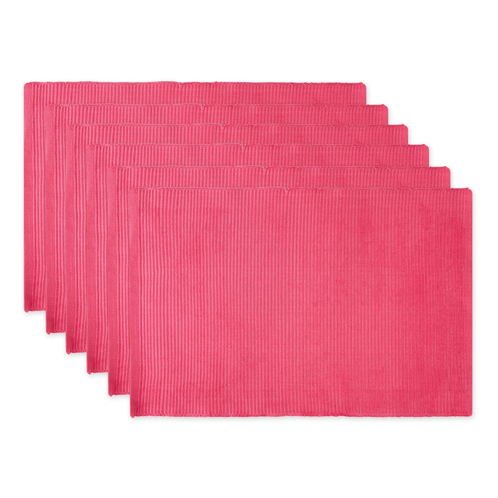 Picture of Design Imports Flamingo Ribbed Placemat Set of 6