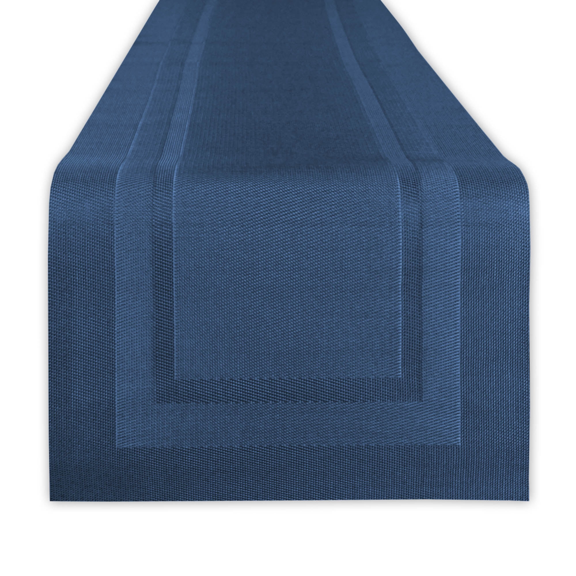 Picture of Design Imports Nautical Blue PVC Doublefram Table Runner 14X72 inch
