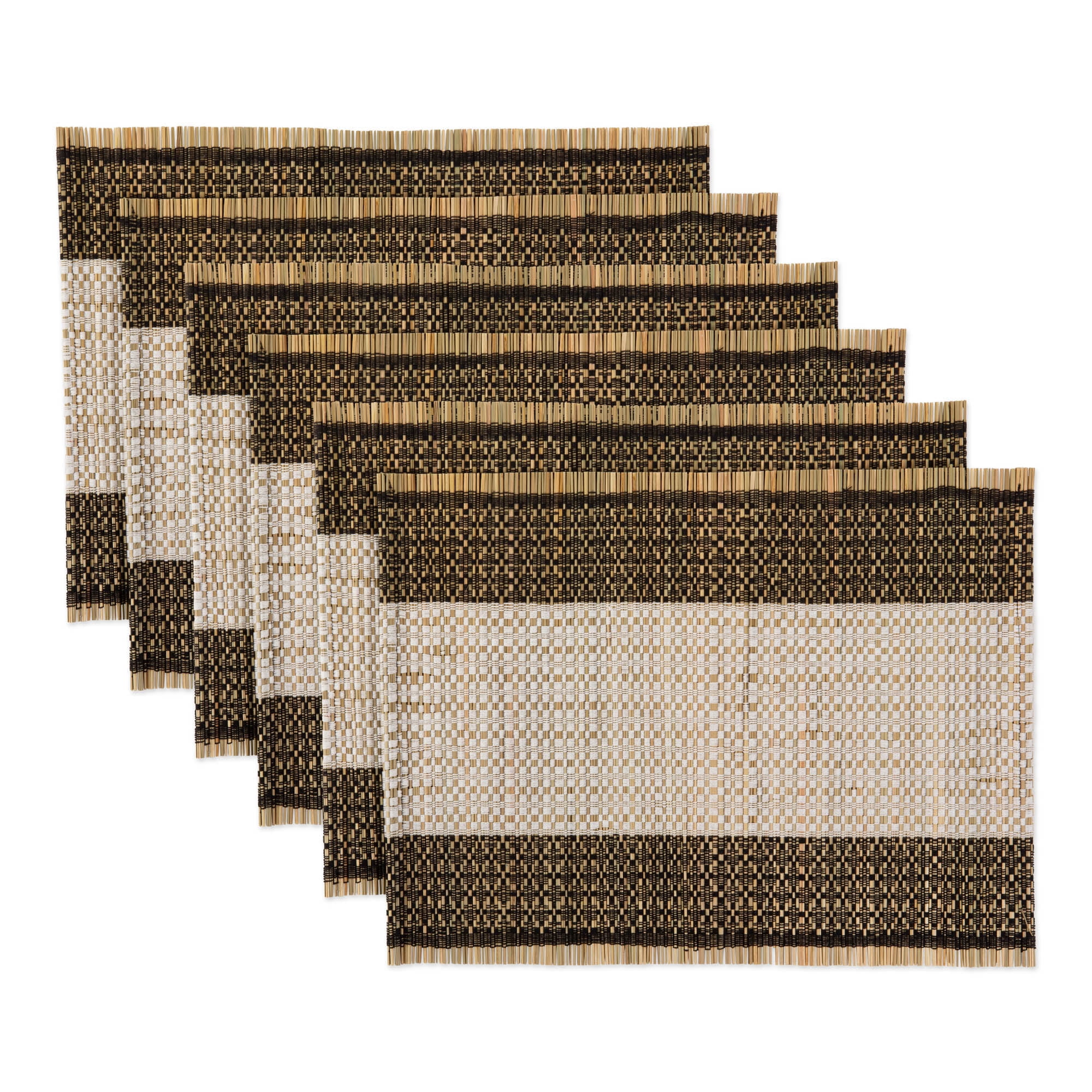 Picture of Design Imports CAMZ11156 13 x 19 in. Urban Oasis Reed Placemat - Set of 6