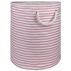 Picture of Design Imports CAMZ10151 Round Paper Bin - Pinstripe Rose&#44; Large