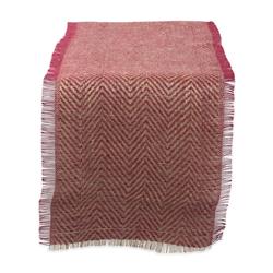 Picture of Design Imports CAMZ10553 14 x 72 in. Chevron Burlap Table Runner - Barn Red