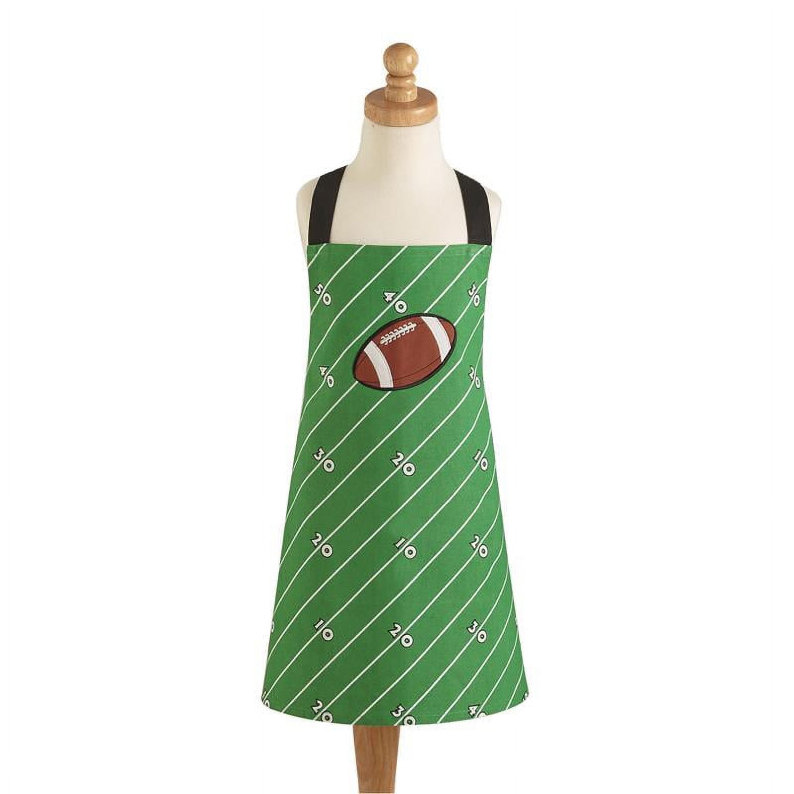 Picture of Design Imports CAMZ10179 Football Field Child Apron