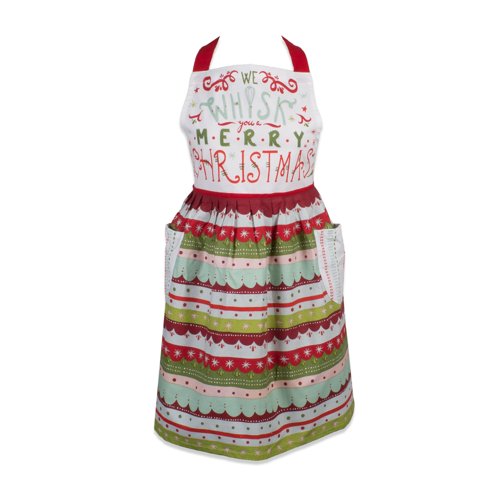 Picture of Design Imports CAMZ10652 Whisk Merry Christmas Skirt Apron