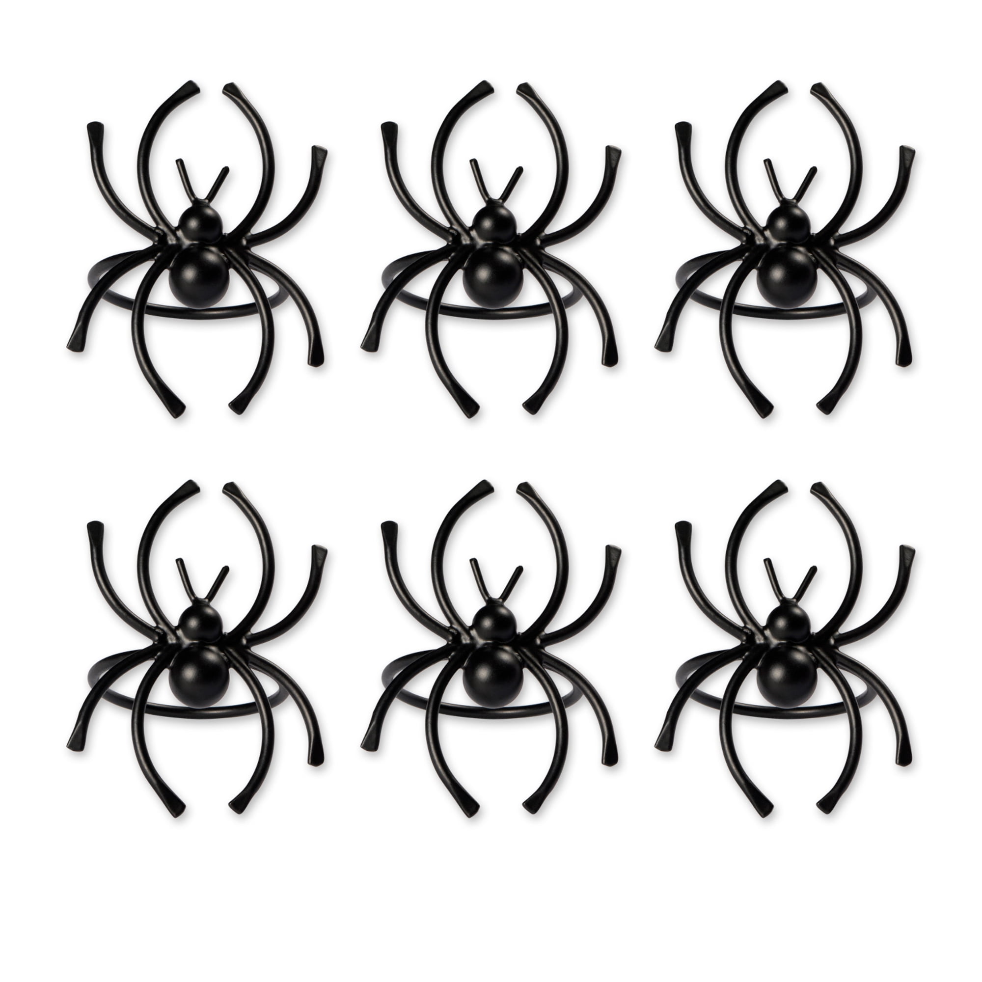 Picture of Design Imports CAMZ37637 Spider Napkin Ring Set - Set of 6