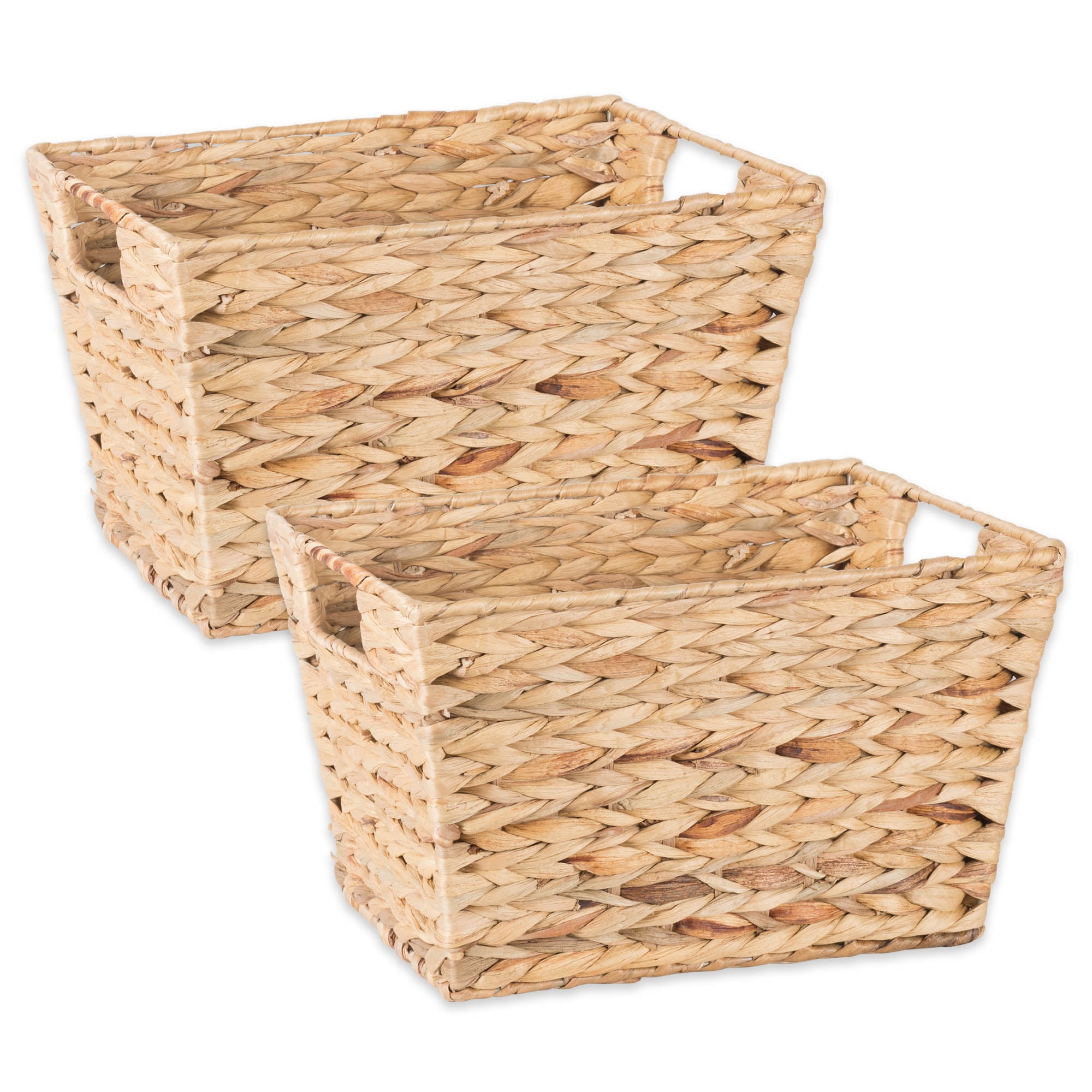 Picture of Design Imports Z02006 Medium Water Hyacinth Basket - Set of 2