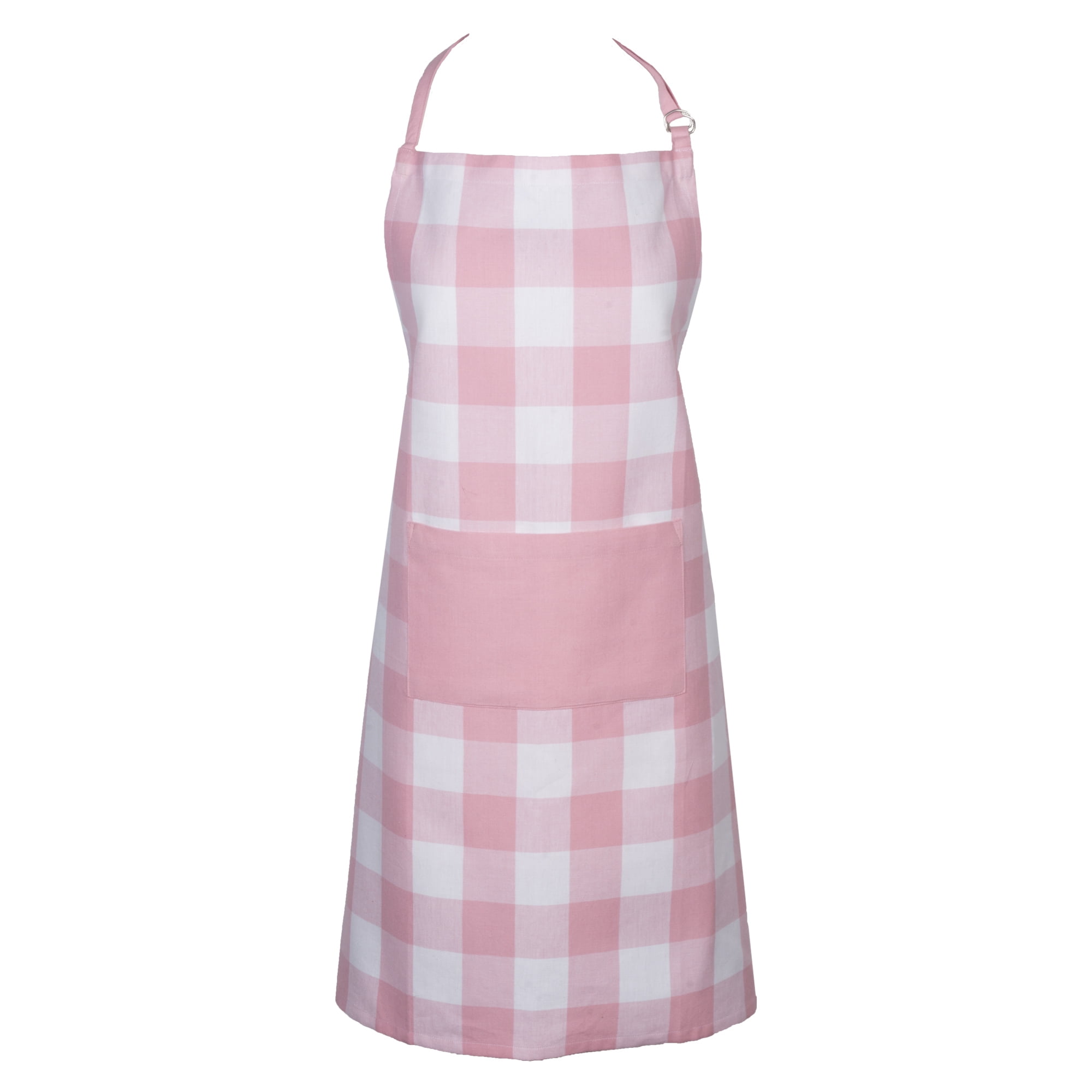 Picture of Design Imports CAMZ10534 Pink Buffalo Check Chef Apron