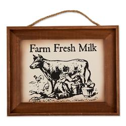 Picture of Design Imports CAMZ11435 Fresh Milk Farmhouse Sign