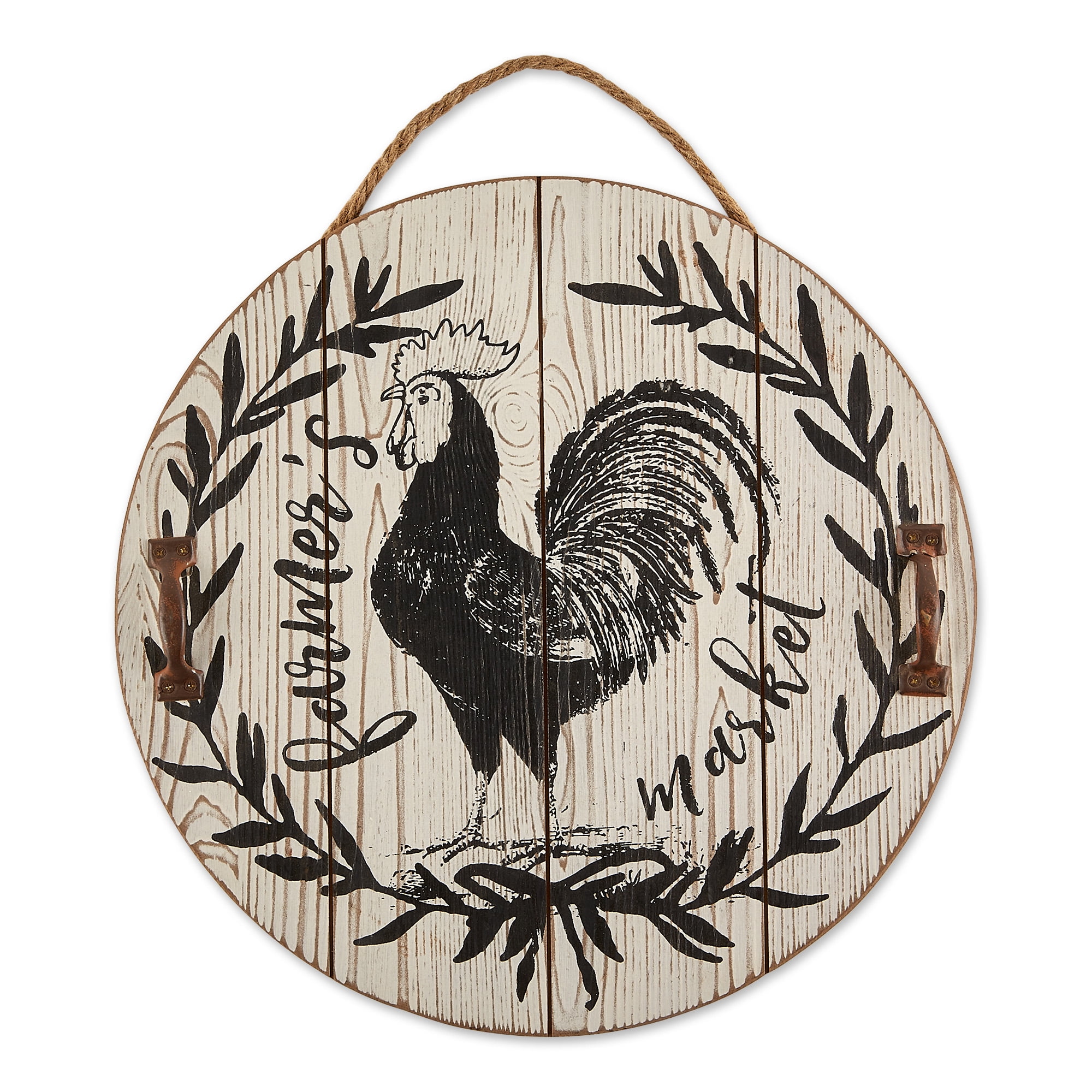 Picture of Design Imports CAMZ11436 Rooster Farmers Market Farmhouse Sign