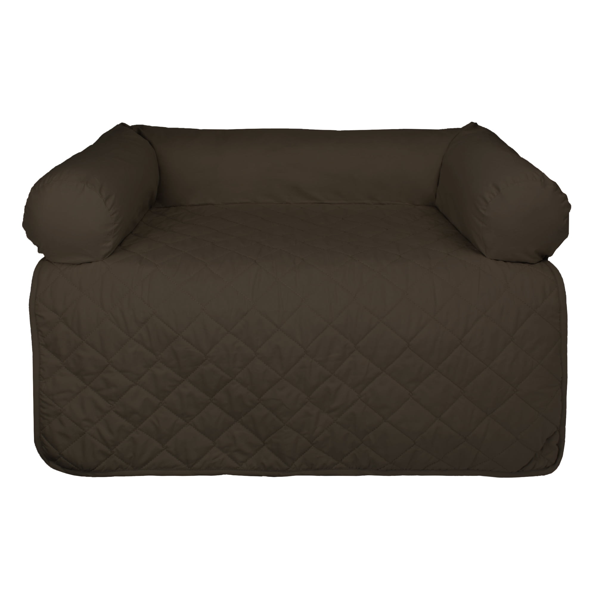 Picture of Design Imports Z02202 Bolster Pet Furniture Cover&#44; Chocolate - Medium