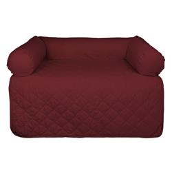 Picture of Design Imports Z02207 Bolster Pet Furniture Cover&#44; Cranberry - Large