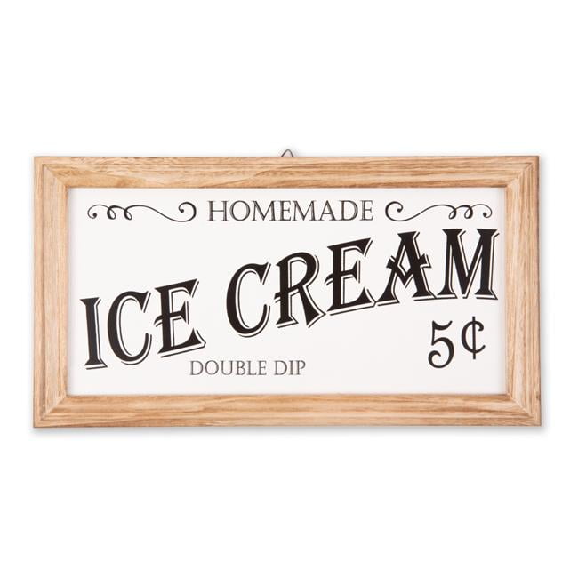 Picture of Design Imports Z02333 Farmhouse Ice Cream Sign