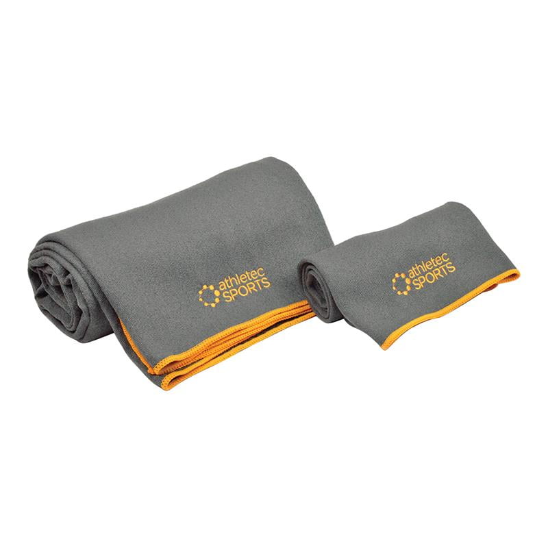 Picture of Design Imports CAMZ33973 Yoga Towel&#44; Grey - Set of 2
