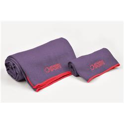 Picture of Design Imports CAMZ33974 Yoga Towel&#44; Purple - Set of 2