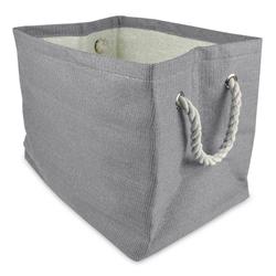 Picture of Design Imports CAMZ35711 17 x 15 x 12 in. Paper Solid Rectangle Basket&#44; Grey - Large