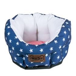 Picture of Design Imports CAMZ37195 16 x 16 x 9 in. Stars & Stripes Circle Pet Bed - Small