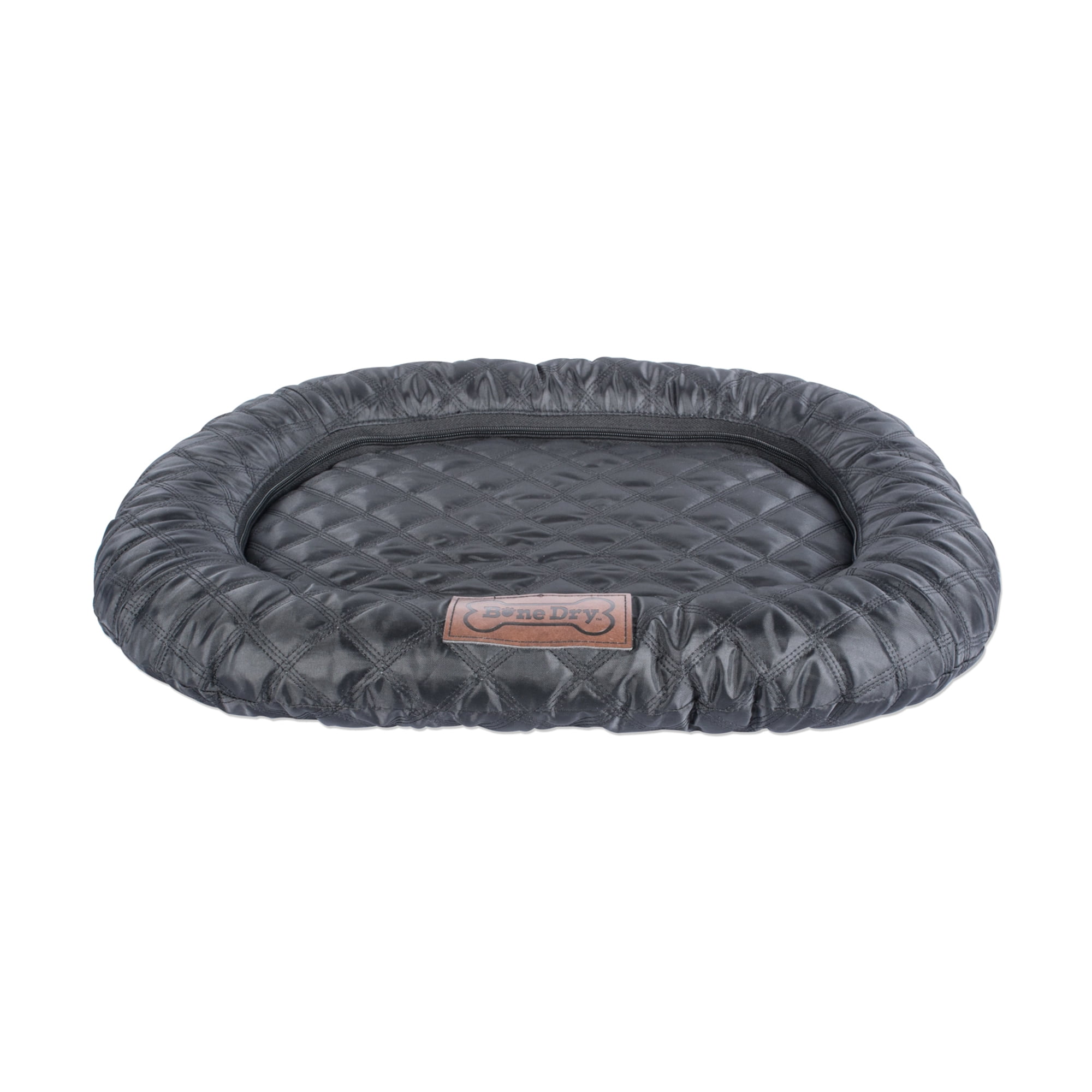 Picture of Design Imports CAMZ37282 26 x 39 in. Quilted Oval Border Pet Bed Cushion&#44; Black - Extra Large