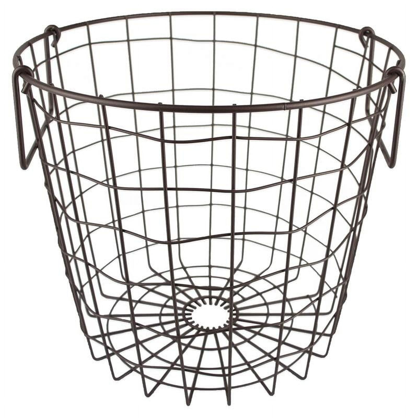 Picture of Design Imports CAMZ36207 12 x 12 x 10 in. Round Metal Basket, Bronze - Small