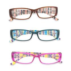 Picture of Design Imports Z01585-FNSKU 3 Piece Ladies Printed Reading Glasses Set - Power 1.25