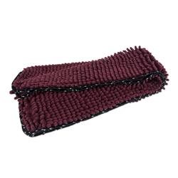 Picture of Design Imports CAMZ36561 Pet Microfiber Chenille Dry Towel&#44; Cranberry
