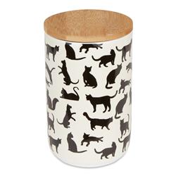 Picture of Design Imports CAMZ14390 Cats Meow Ceramic Treat Canister