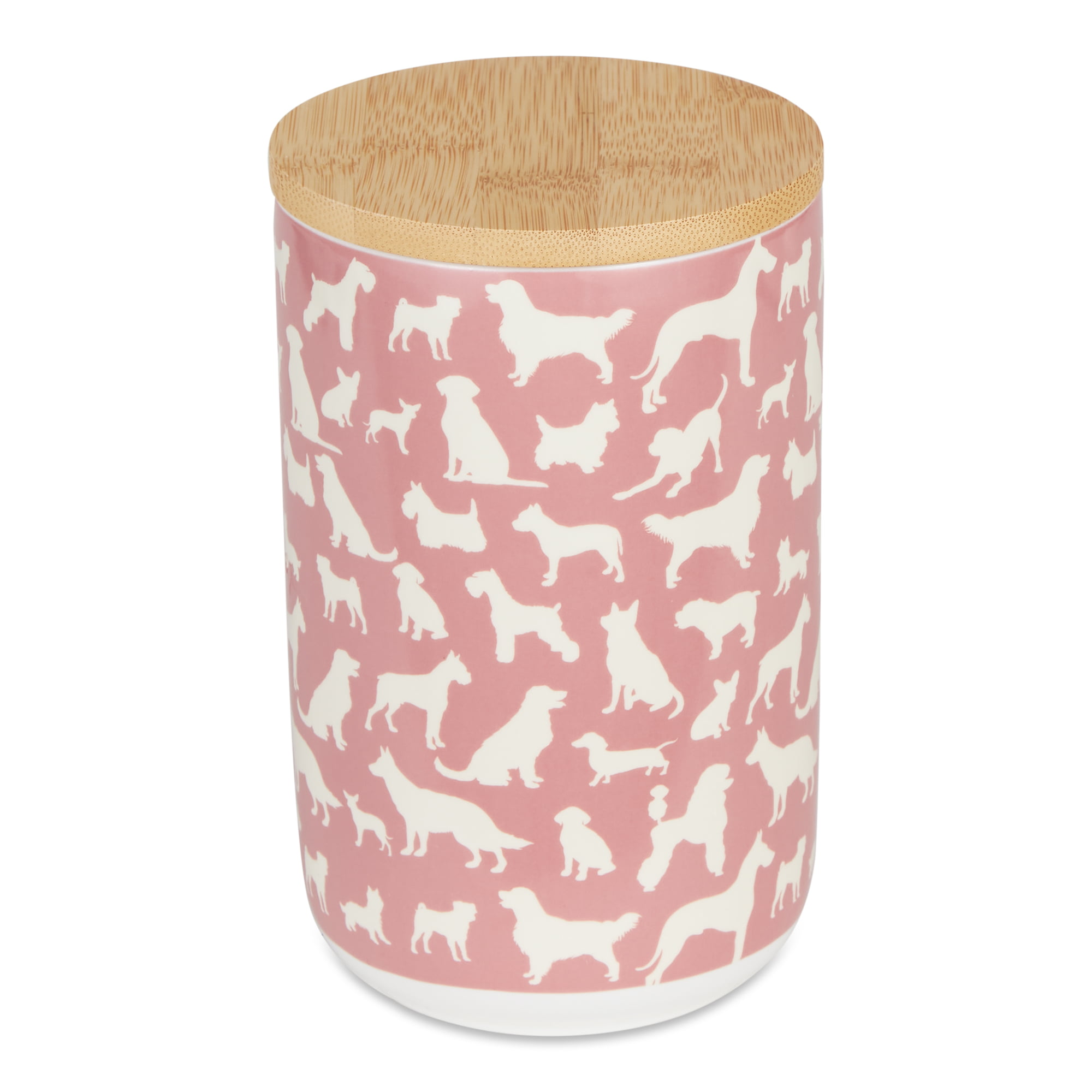 Picture of Design Imports CAMZ14418 Dog Show Rose Ceramic Treat Canister