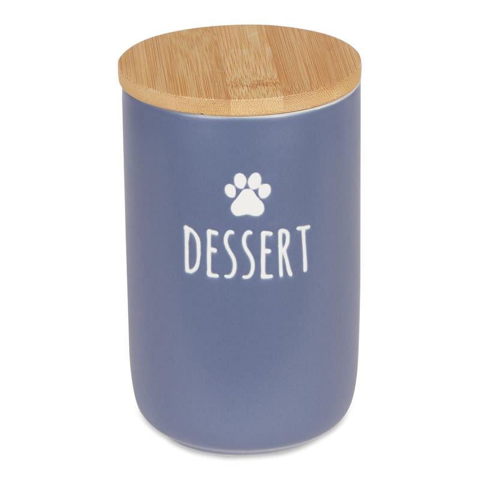 Picture of Design Imports CAMZ14438 Dessert French Ceramic Treat Canister - Blue