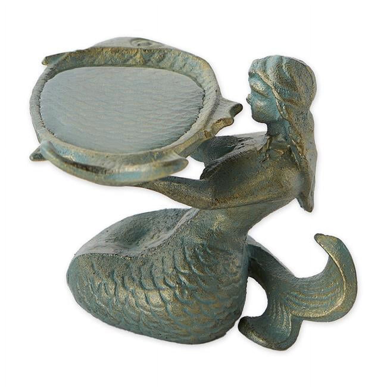 Picture of Design Imports CAMZ14879 Mermaid with Shell Birdbath