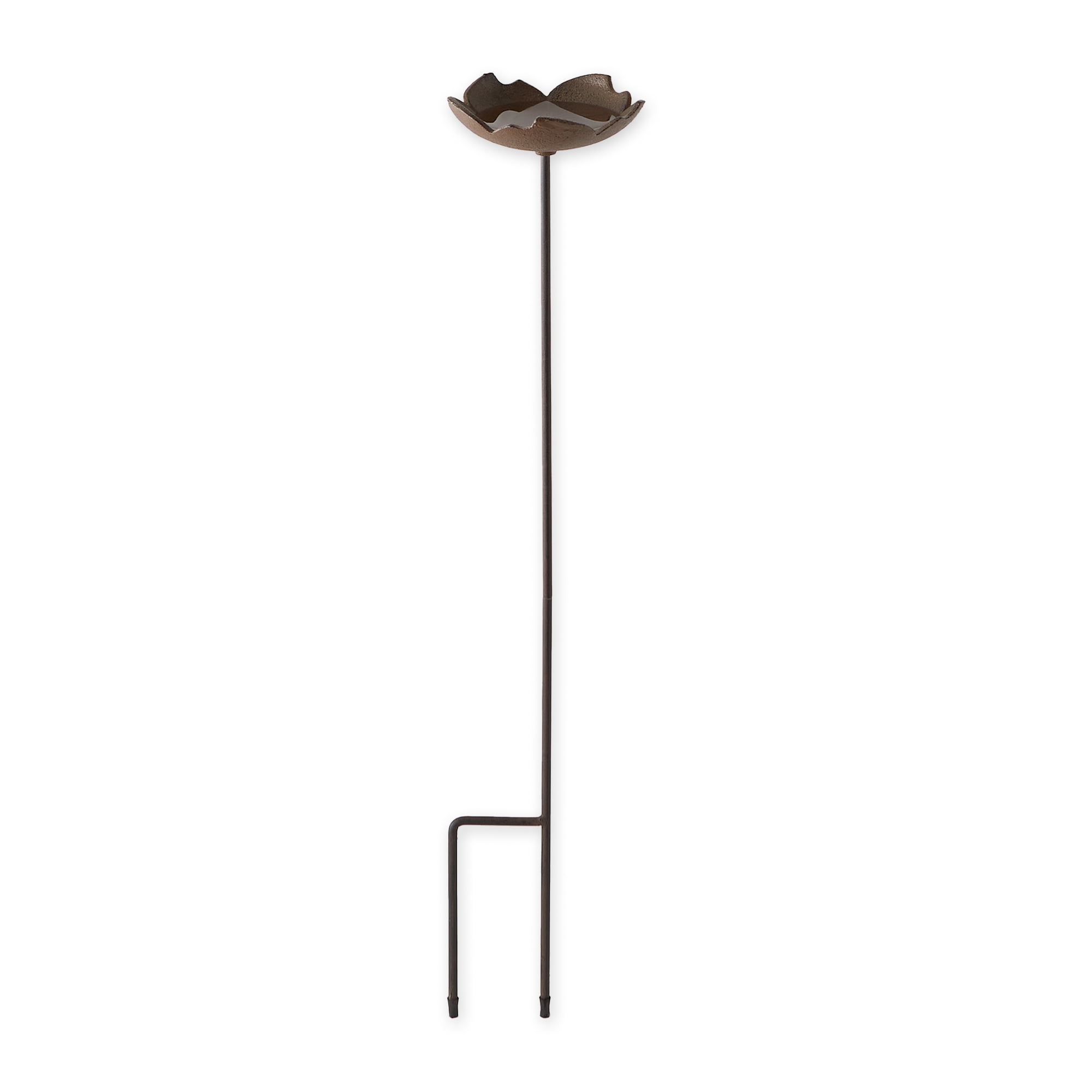 Picture of Design Imports CAMZ14882 Elm Leaf with Bird Birdbath
