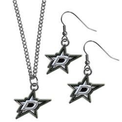 Picture of Siskiyou HDEN125HN Dallas StarsÖ Dangle Earrings & Chain Necklace Set