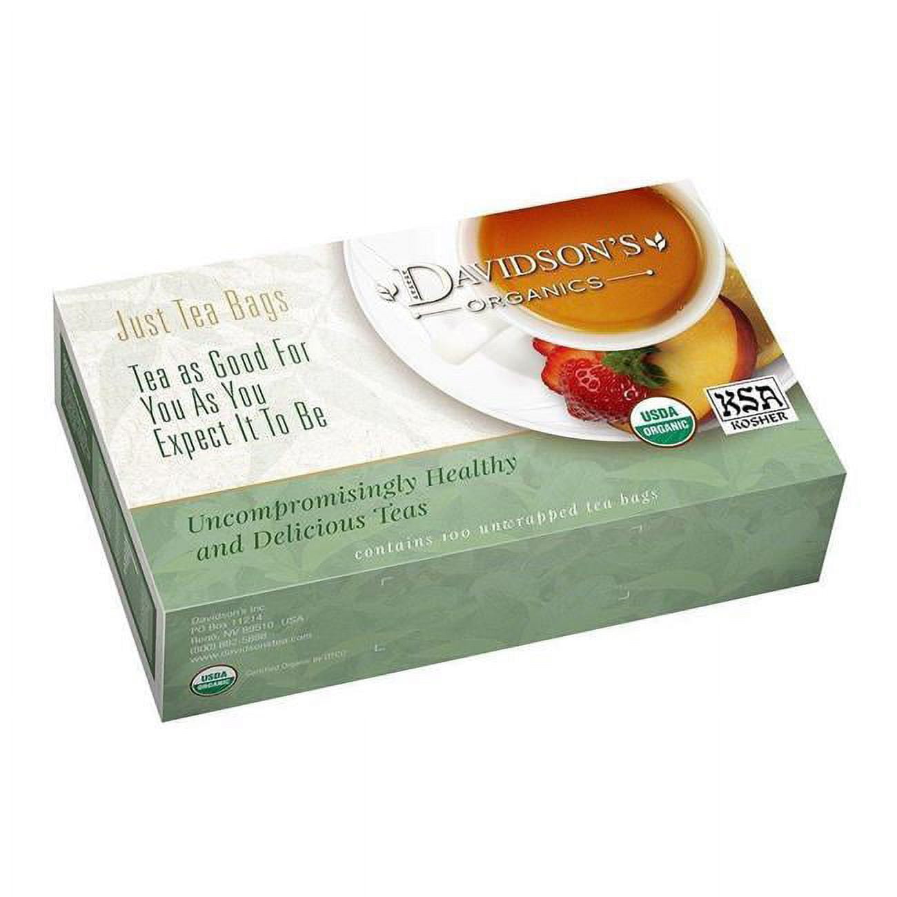 Picture of Davidsons Organics 248 Keemun Congou Tea - Box of 100