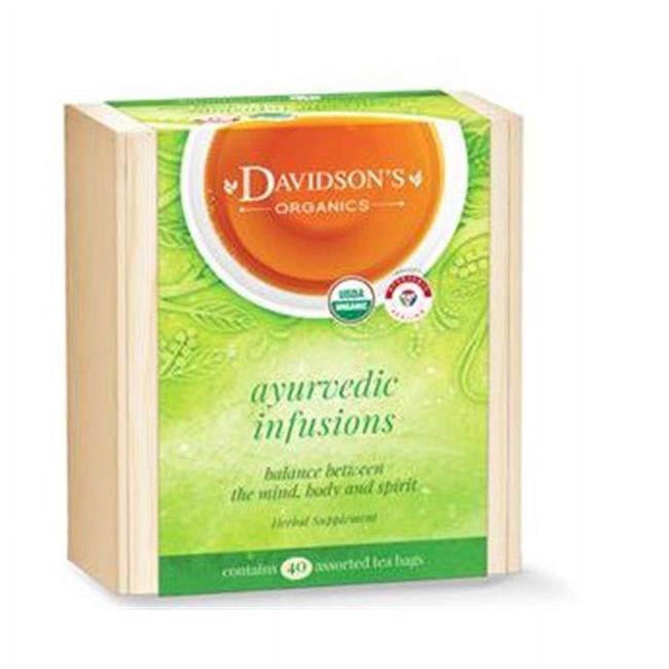 Picture of Davidsons Organics 694 Ayurvedic Infusions Collection Chest Tea - Pack of 6