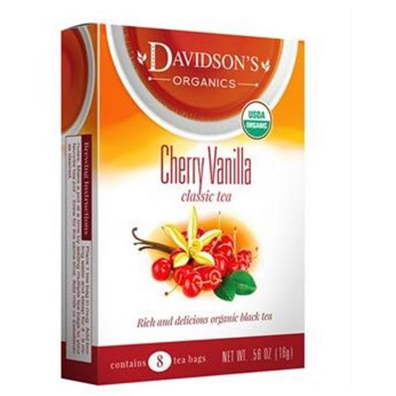 Picture of Davidsons Organics 1101 Single Serve Cherry Vanilla Tea - 100 Count