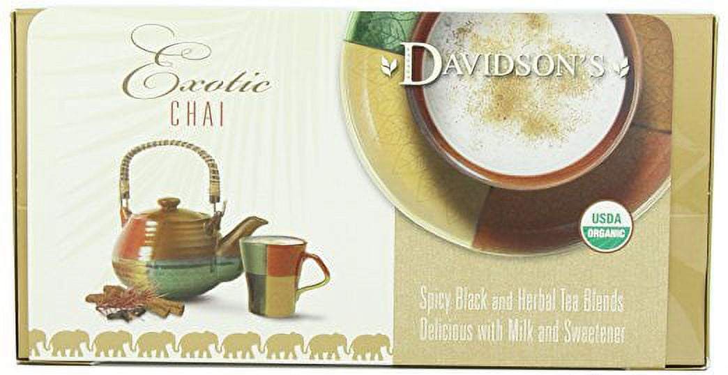 Picture of Davidsons Organics 1122 Single Serve Classic Chai Tea - 100 Count
