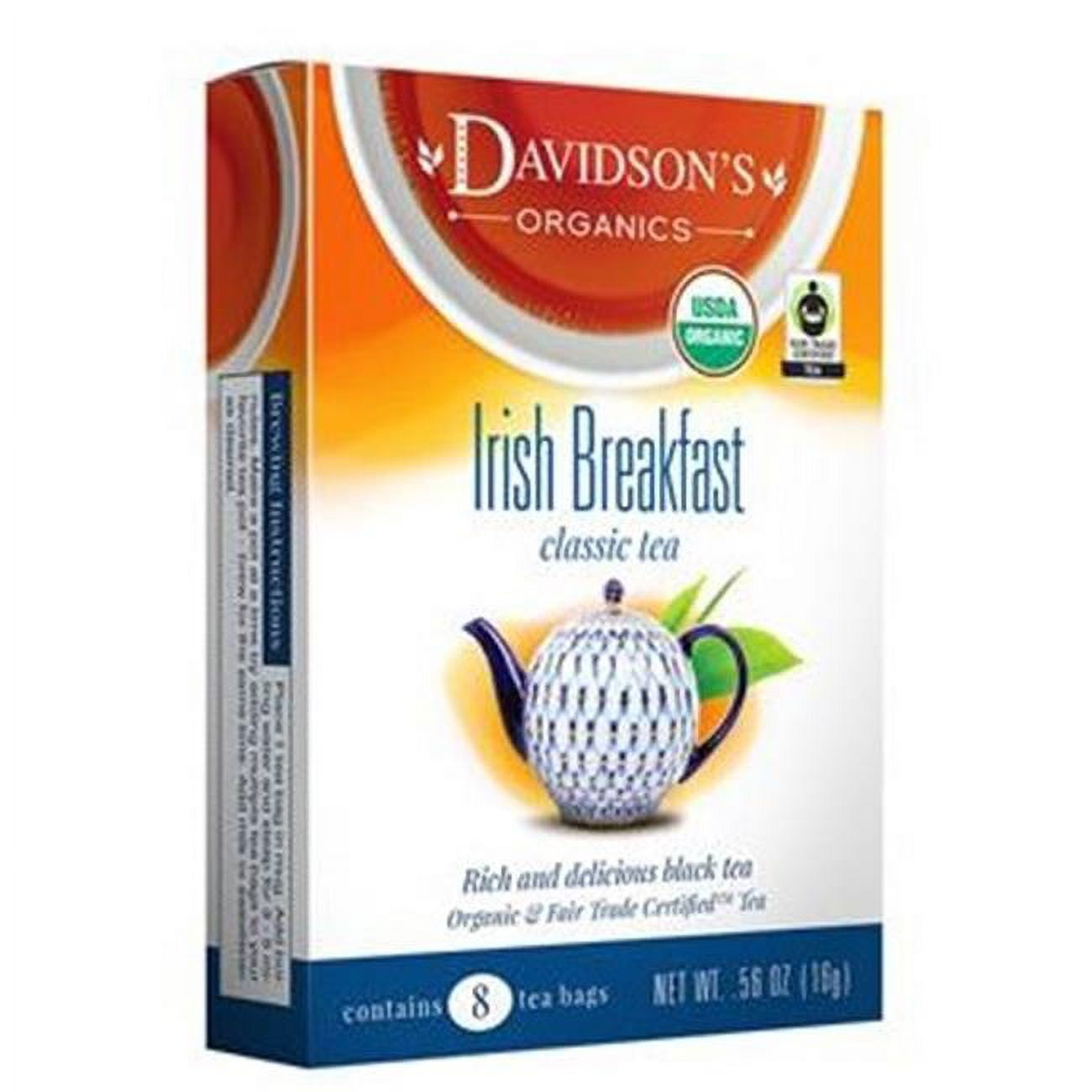 Picture of Davidsons Organics 1133 Single Serve Irish Breakfast Tea - 100 Count