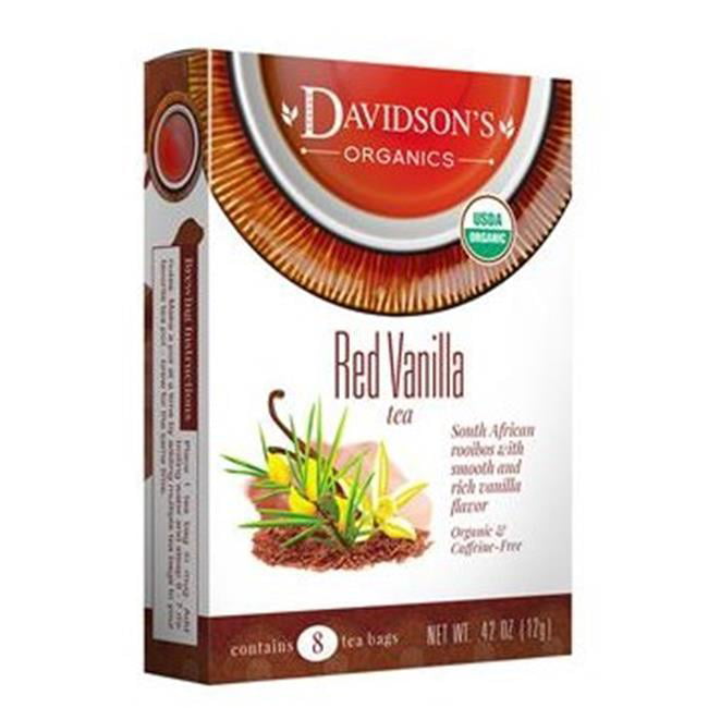 Picture of Davidsons Organics 1165 Single Serve Red Vanilla Tea - 100 Count