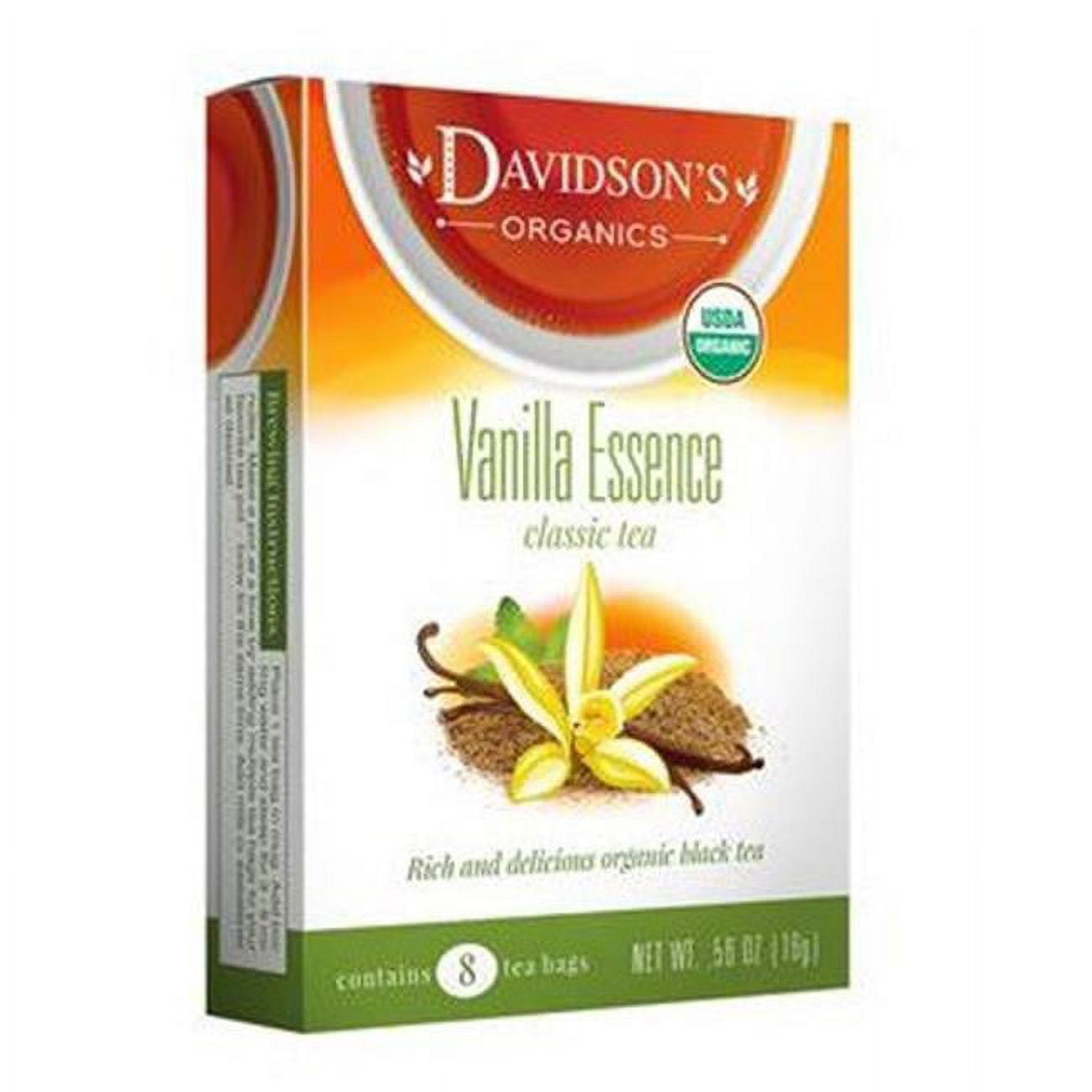 Picture of Davidsons Organics 1197 Single Serve Vanilla Essence Tea - 100 Count