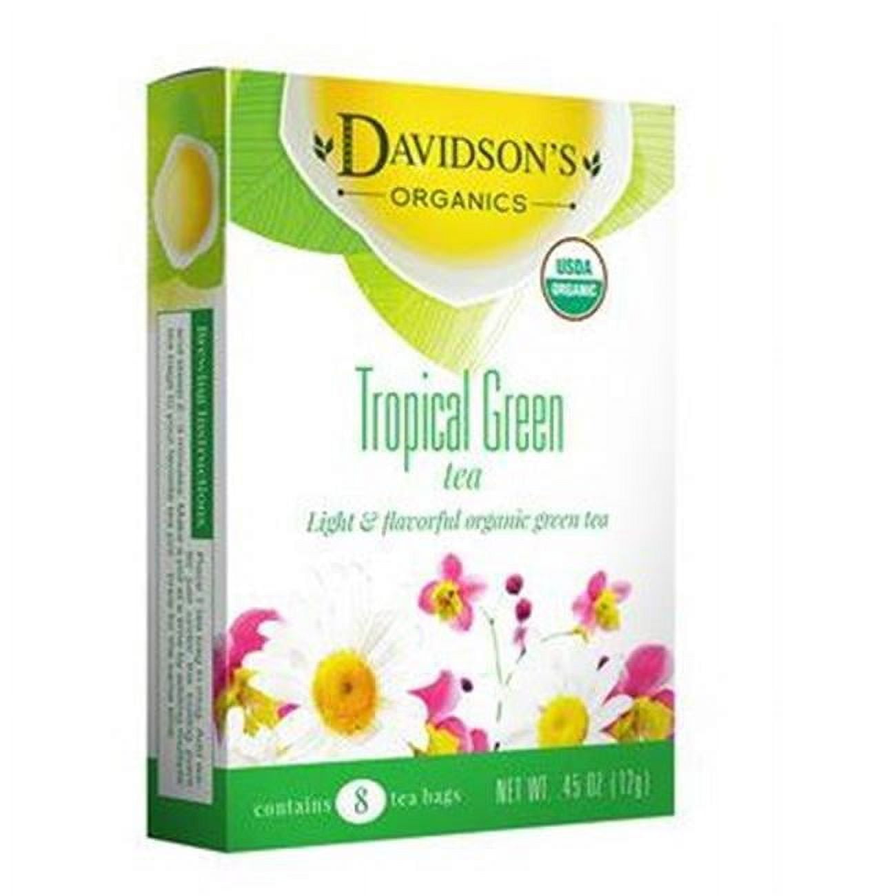 Picture of Davidsons Organics 1626 Single Serve Tropical Green Tea - 100 Count