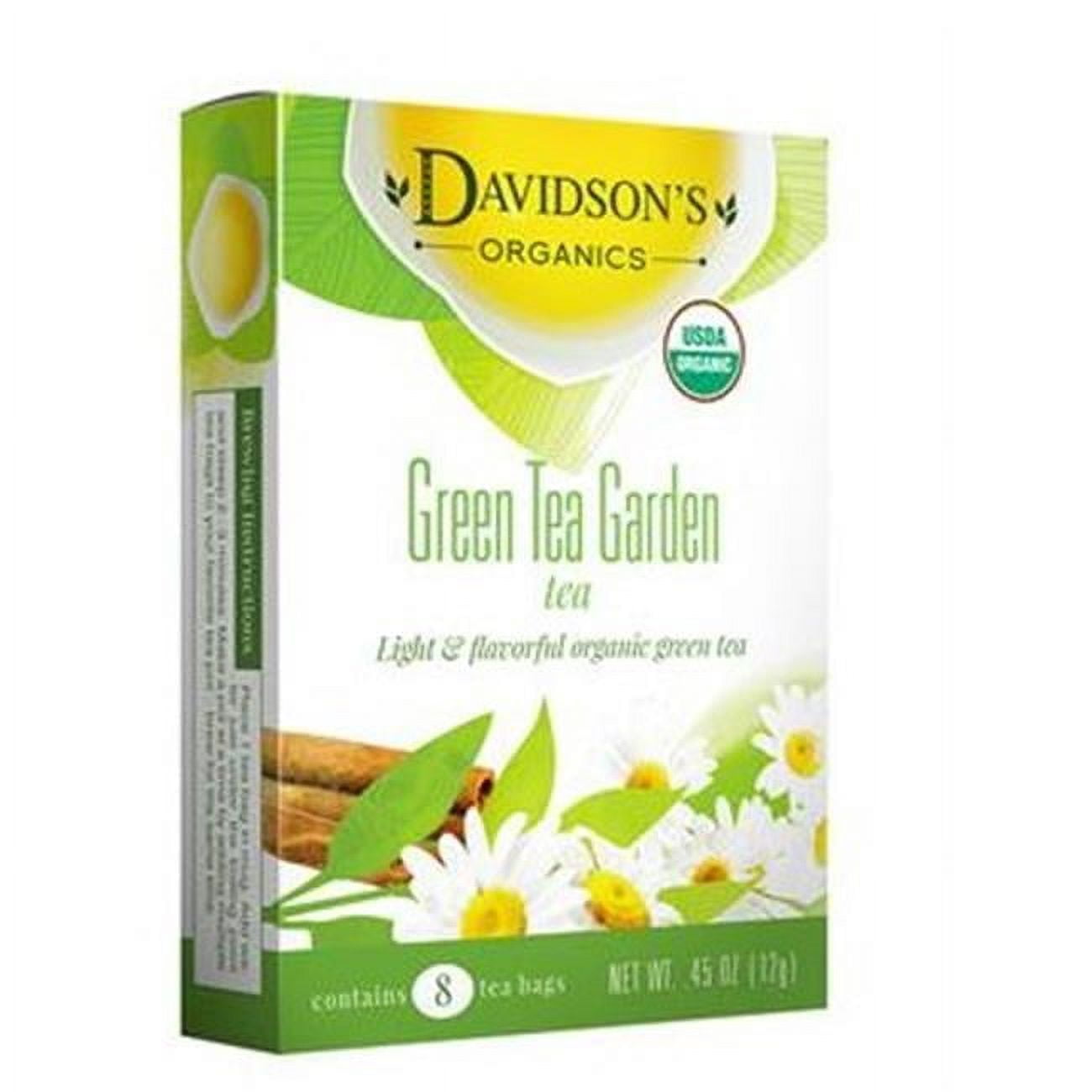 Picture of Davidsons Organics 1632 Single Serve Green Tea Garden - 100 Count