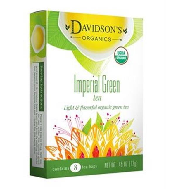 Picture of Davidsons Organics 1633 Single Serve Imperial Green Tea - 100 Count