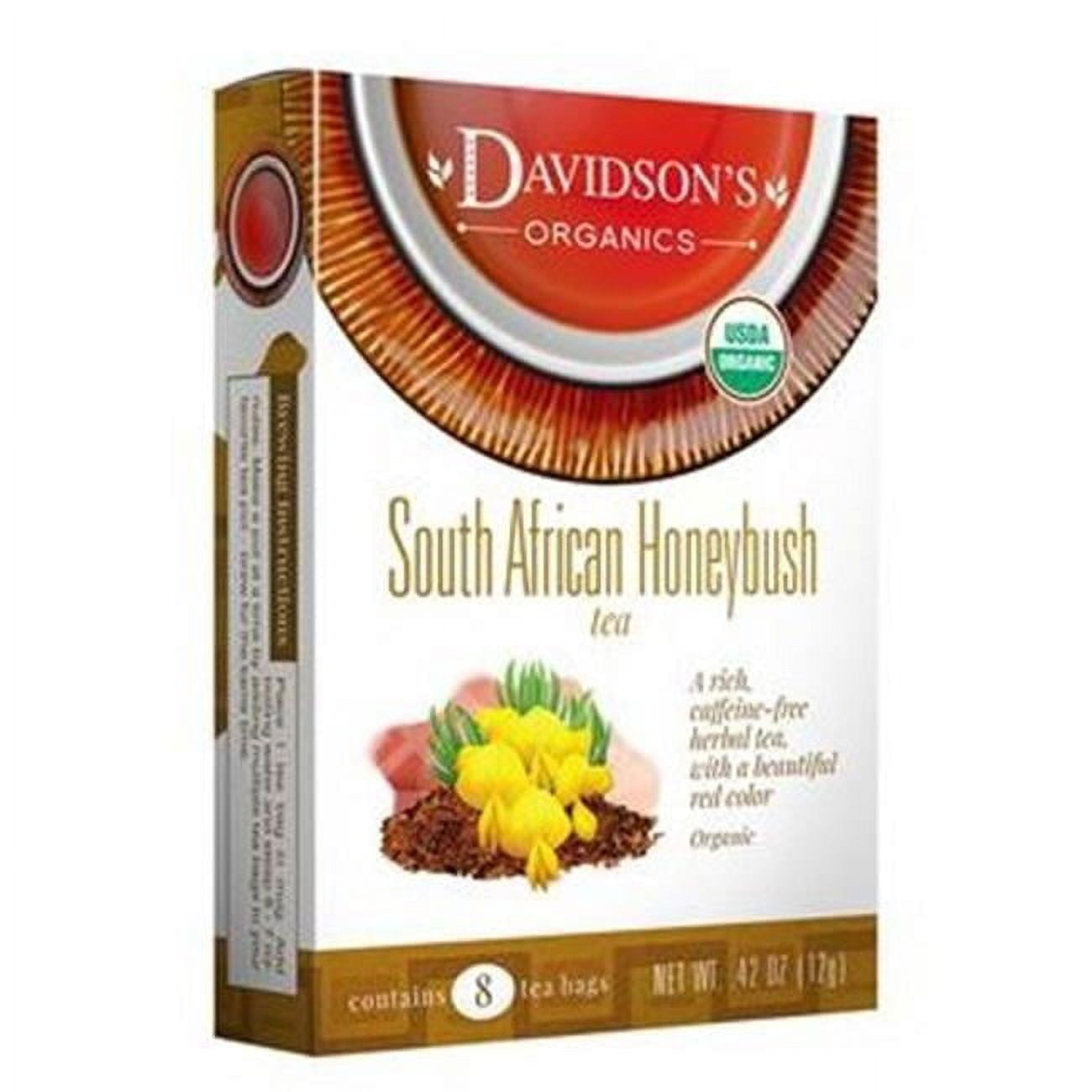 Picture of Davidsons Organics 1636 Single Serve South African Honeybush Tea - 100 Count