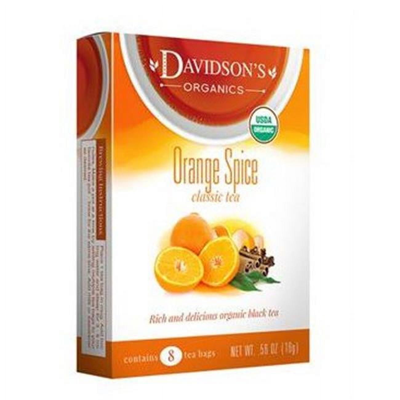 Picture of Davidsons Organics 2564 Orange Spice Tea - Pack of 6 & Box of 25