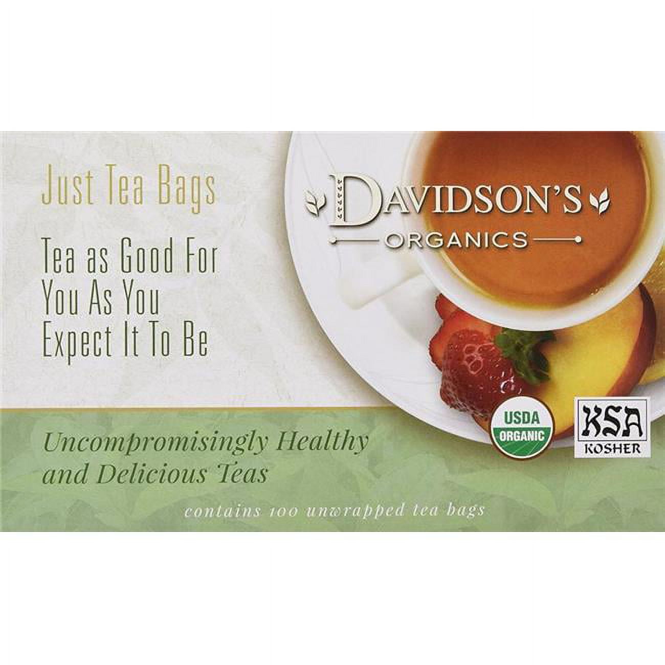 Picture of Davidsons Organic Teas 256 7oz Tulsi Rose Petal Tea - 100 Count