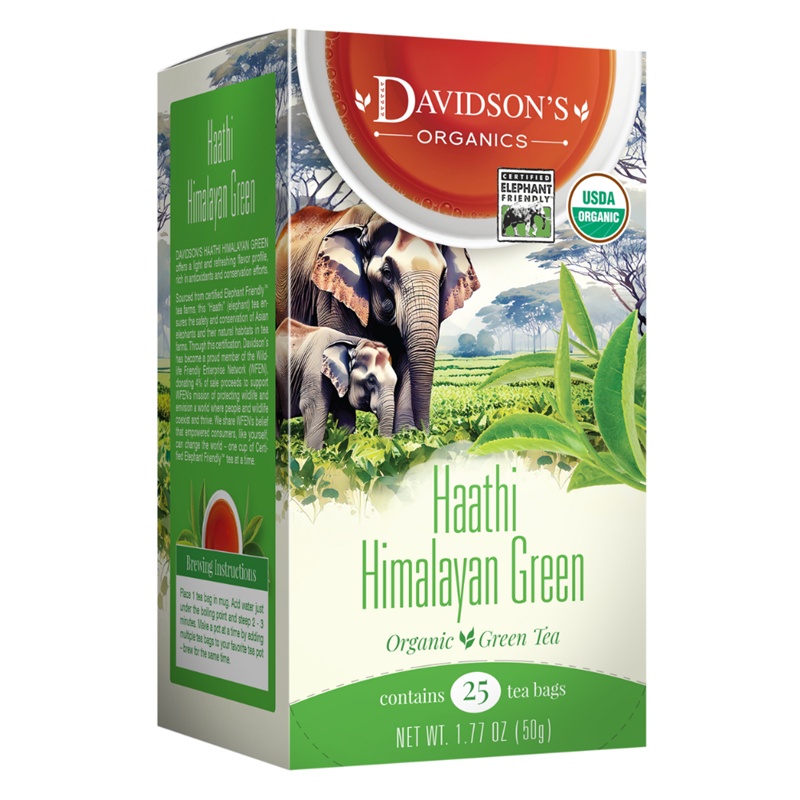 2520 Haathi Himalayan Green Tea Bags - Box of 25