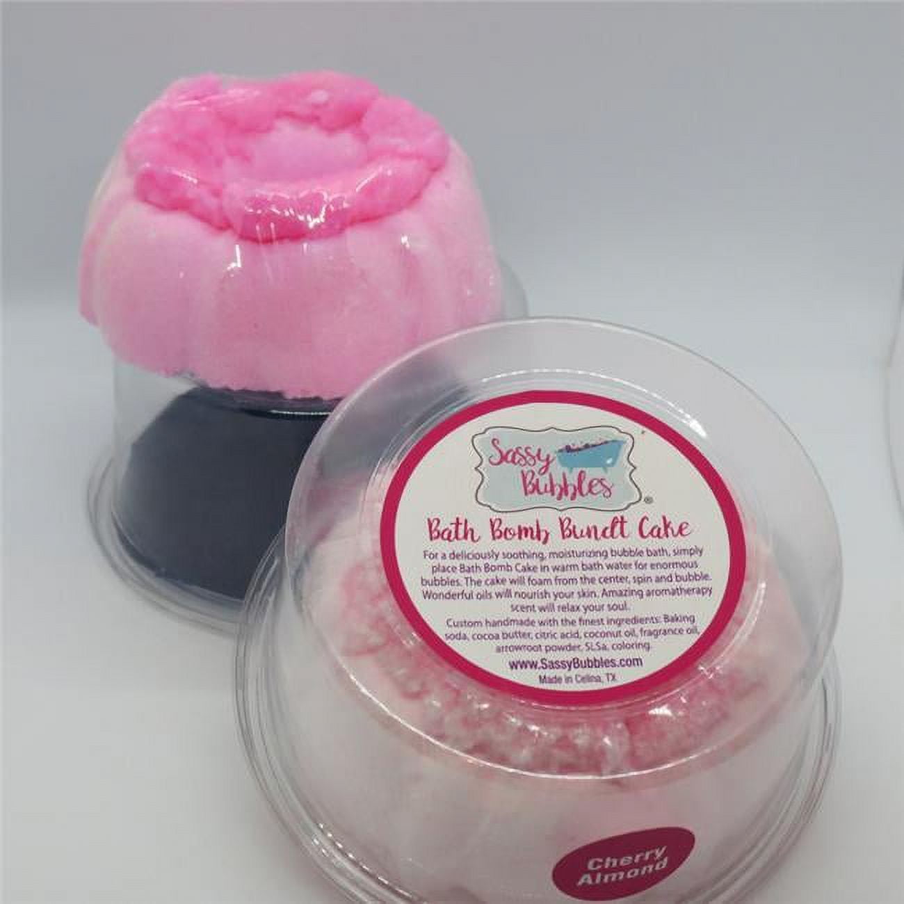Picture of Sassy Bubbles AlmondBundt Bath Bomb Bundt Cake - Cherry Almond