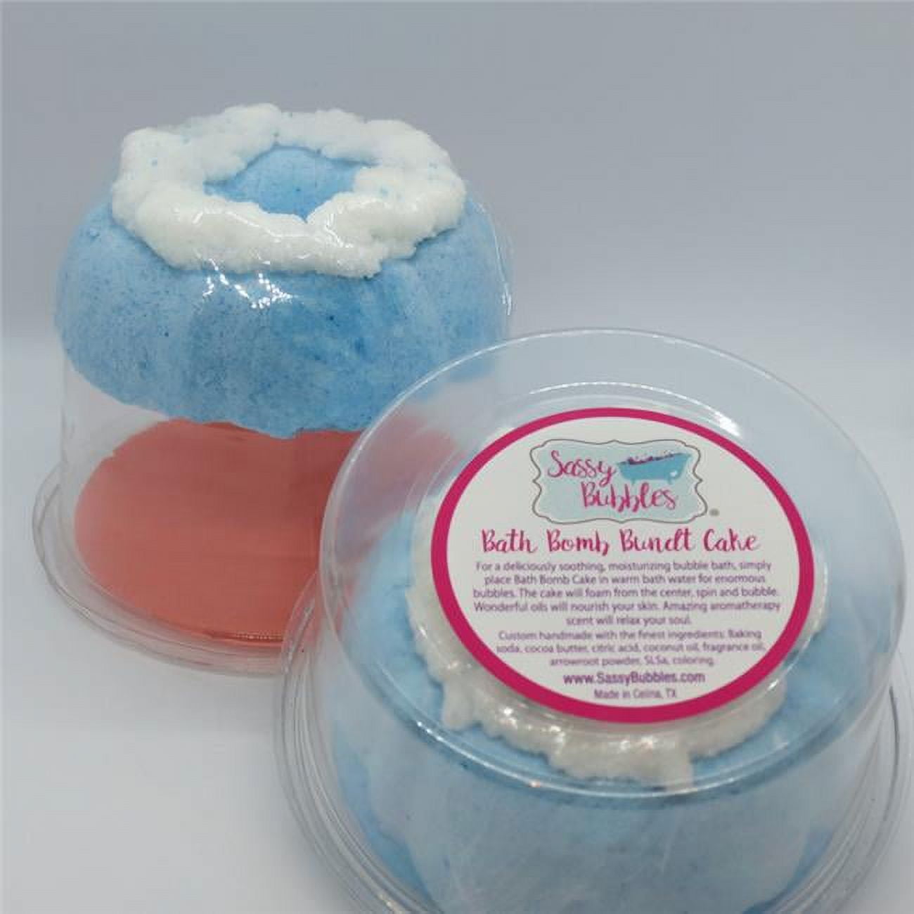 Bath Bomb Bundt Cake - Ocean Waves