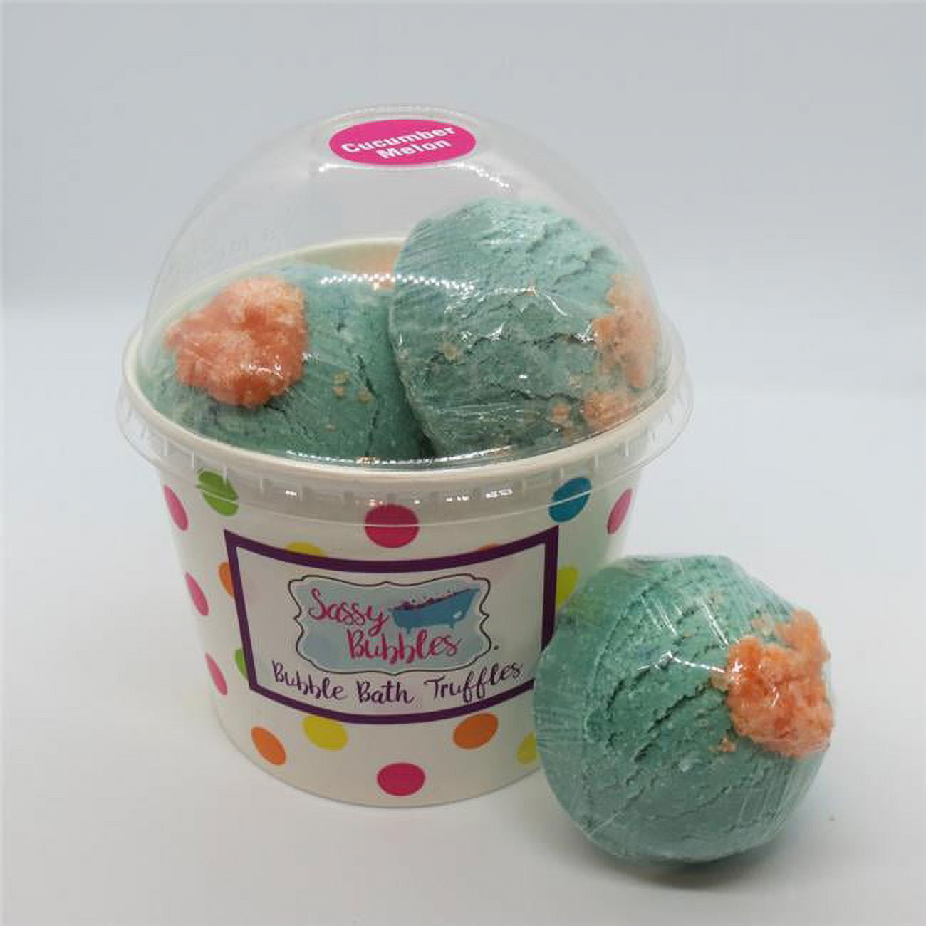 Picture of Sassy Bubbles CucMel5Pack Bubble Bath Truffles - Cucumber & Melon - Pack of 5
